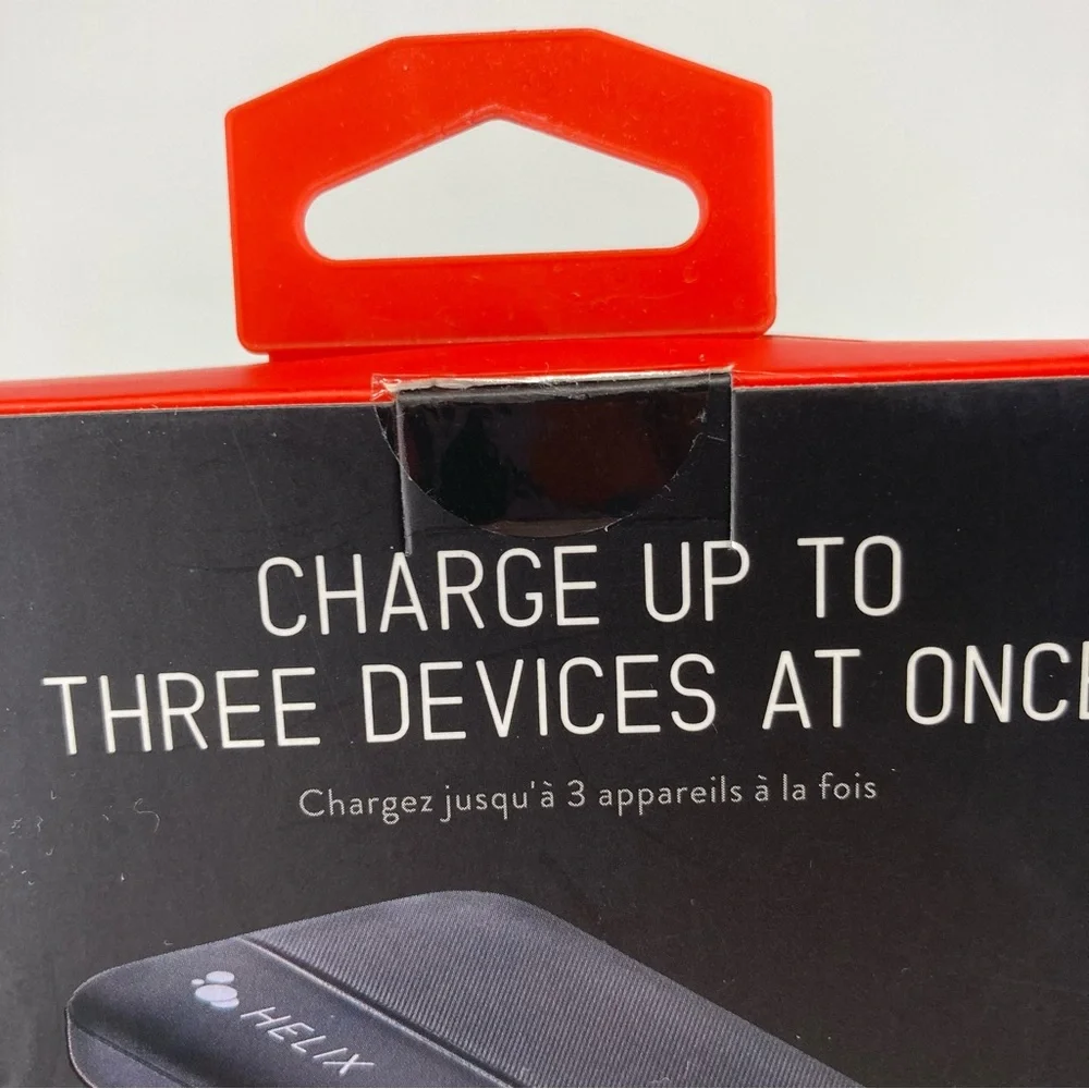 NWT Helix Power Bank 5,000 mAh with Dual USB-A Ports Black